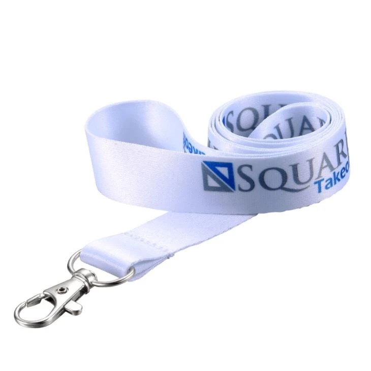 Polyester Keychain Nylon Lanyard With Id Badge Holder