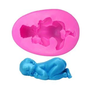 3D silikon baby kake former nyeste design