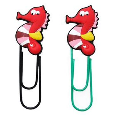 PVC Cartoon Paperclip Paper Clip Bookmark