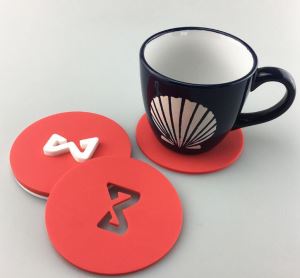 Hule ut myk pvc te kopp coaster for øl drikking