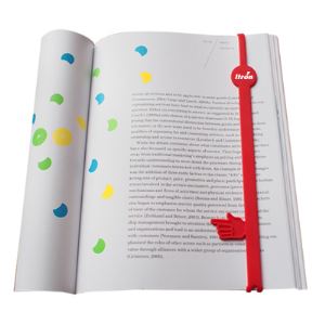 Varmt salg Unik Souvenir Silikon Finger Bokmerke Gave