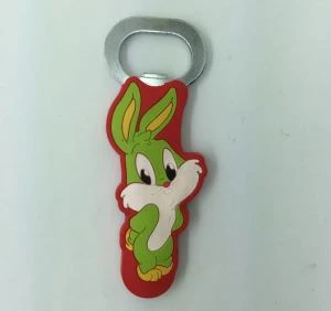 Ny Hot Selge Preget Logo Myk Pvc Øl FlaskeÅpner