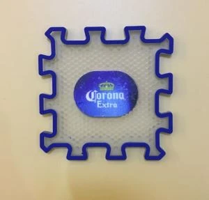 Personlighet Uregelmessig Pvc Coaster Mat