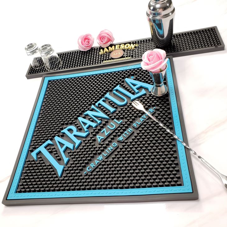 Soft PVC Bar Runner Rail Drip Mat
