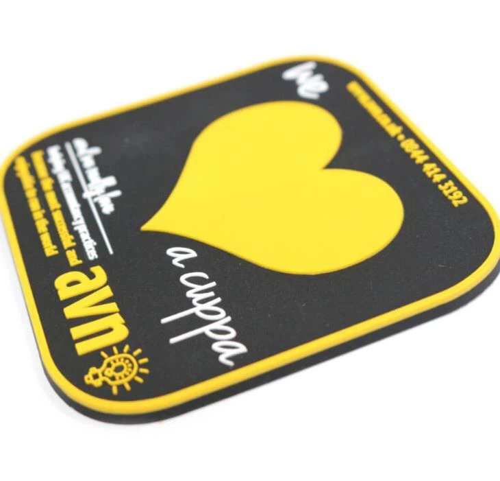 Soft PVC Drink Mat 2D/ 3D Silicone Pad
