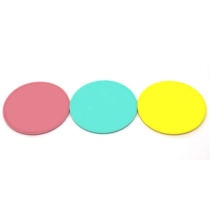 High Quality Custom Food Soft PVC Rubber Coaster