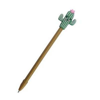 Cactus Design Cartoon Character Soft Pvc Pencil Caps