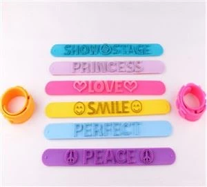 Fashion Slap Armband Silikon Slap Wristband Hand Bands Reflective