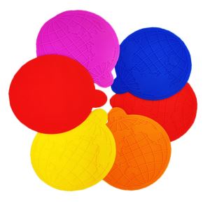 Nye silikon sklisikker Coasters Silicon Mat Drink Coasters