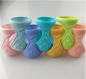 OEM / ODM Baby Glass Silikon Melk Flasker Erme