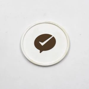 Myke PVC -drikkeunderlag med firmalogo