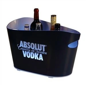 Bar Champagne Whisky Vodka Beer LED Ice Bucket Cooler